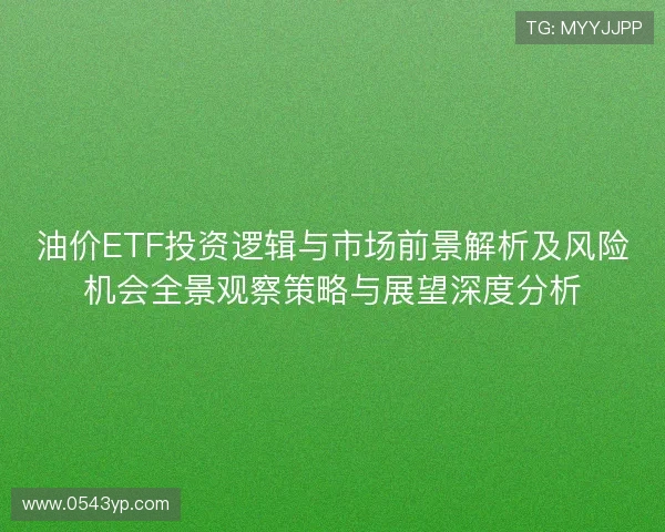 油价ETF投资逻辑与市场前景解析及风险机会全景观察策略与展望深度分析 油价ETF投资逻辑与市场前景解析及风险机会全景观察策略与展望深度分析